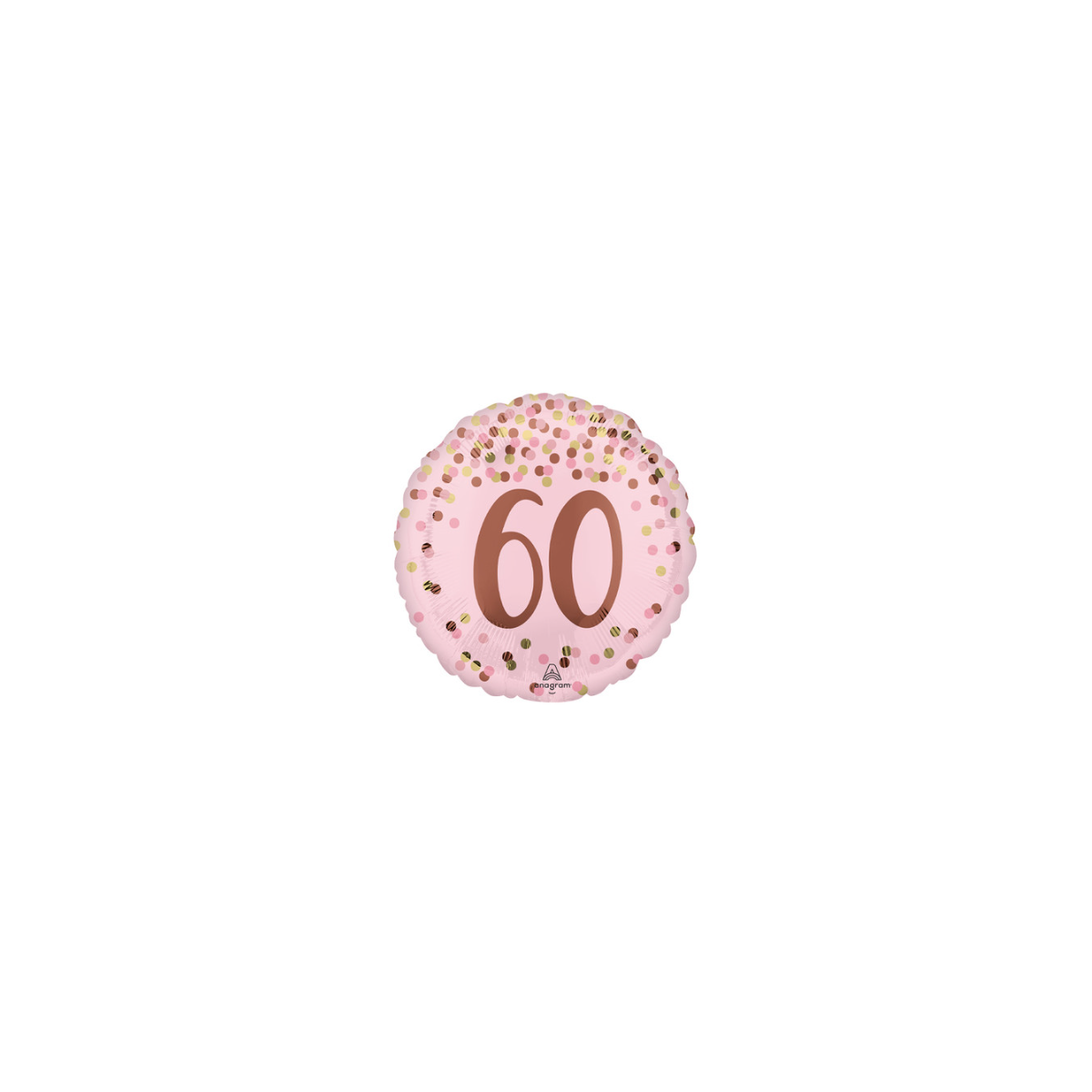 Pretty Pink 60 Round Foil Balloon - Inflated