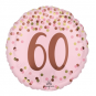 Pretty Pink 60 Round Foil Balloon - Inflated