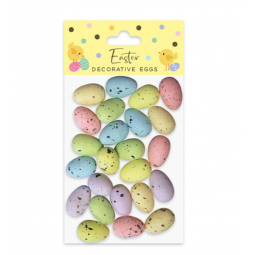 Decorative Mini Easter Eggs - Pack of 24
