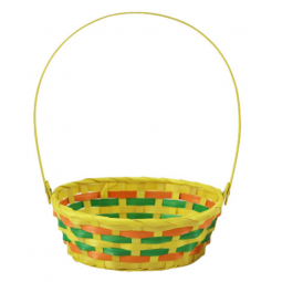 Multicoloured Wooden Easter Basket