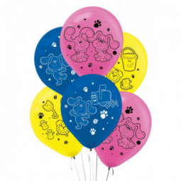 Blues Clues Latex Balloons - Inflation Options