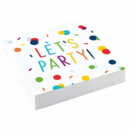 Confetti Birthday Paper Napkins