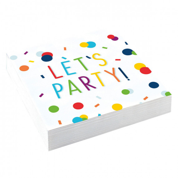 Confetti Birthday Paper Napkins Confetti Birthday Paper Napkins