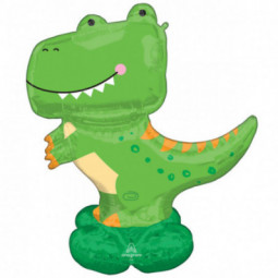 Dinosaur Airloonz Foil Balloon - Inflated