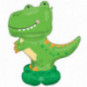 Dinosaur Airloonz Foil Balloon - Inflated