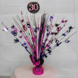 Pink Celebration 30th Birthday Centrepiece