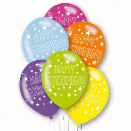Retirement Latex Balloons - Inflation Options