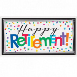 Happy Retirement Giant Banner