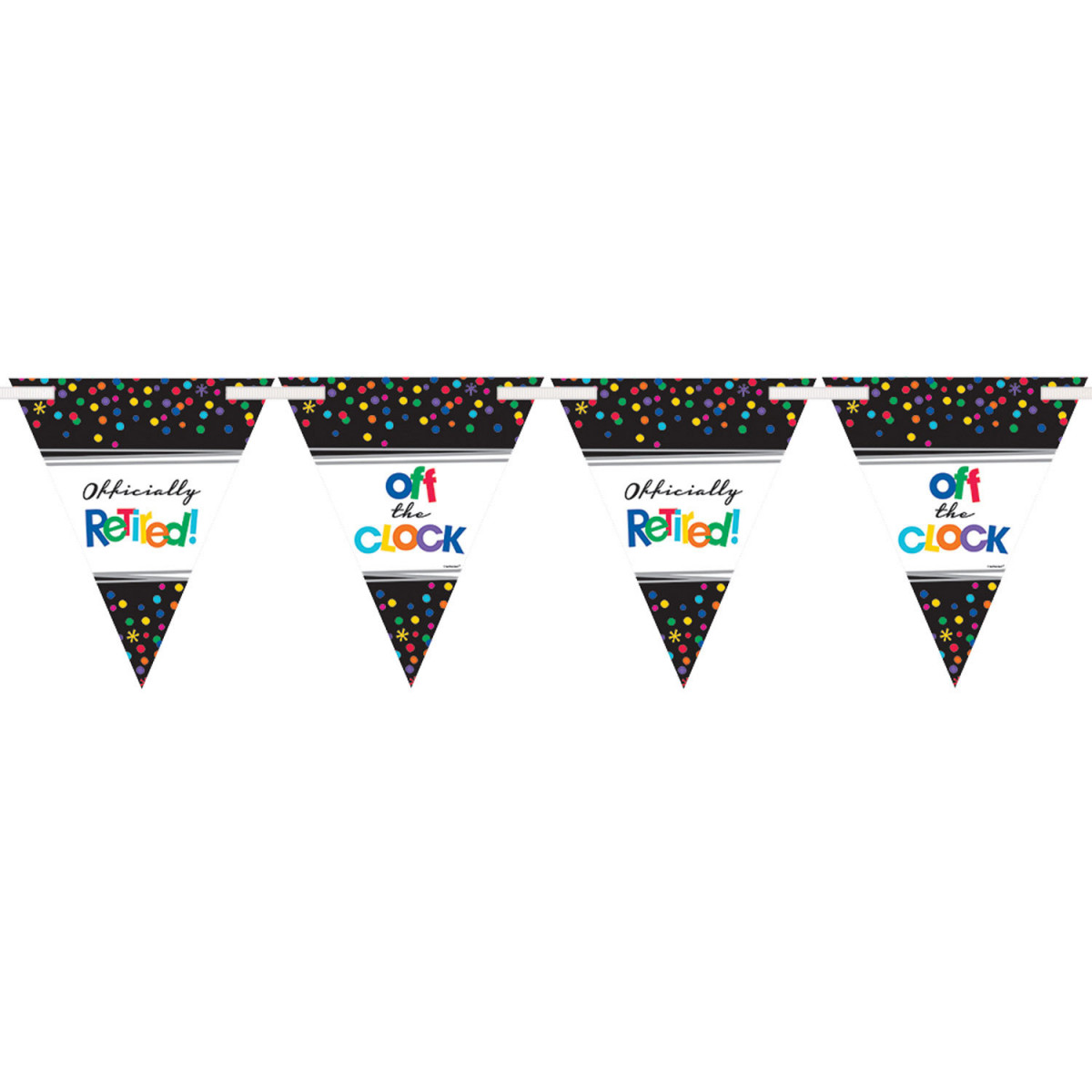 Officially Retired Paper Bunting Officially Retired Paper Bunting