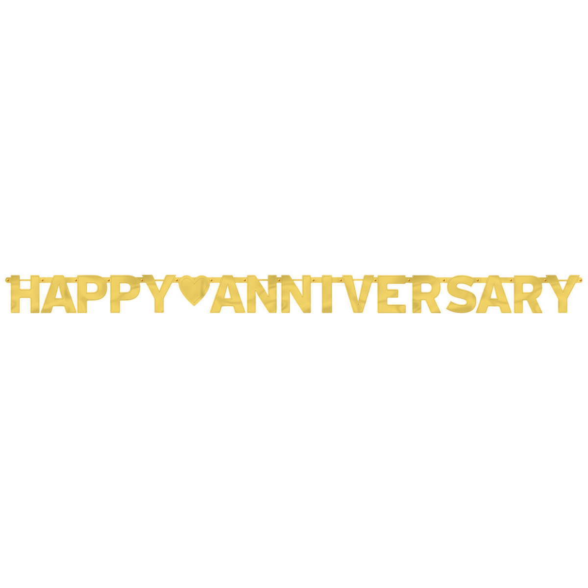 Gold Happy Anniversary Banner Gold Happy Anniversary Banner