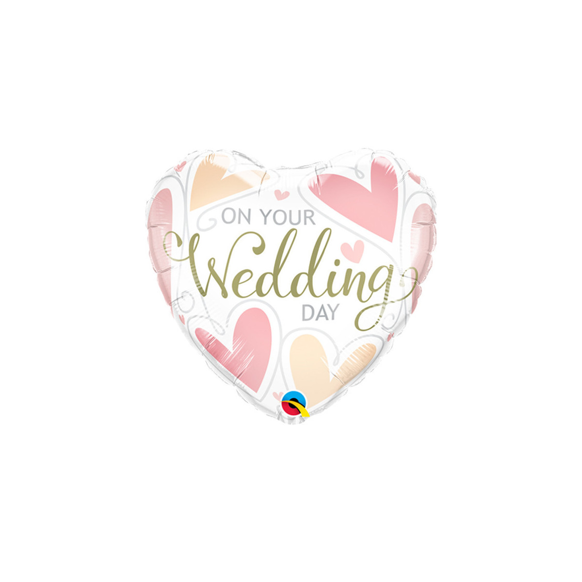 On Your Wedding Day Foil Balloon - Inflated On Your Wedding Day Foil Balloon - Inflated