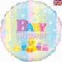 Baby Shower Foil Balloon - Inflated Baby Shower Foil Balloon - Inflated