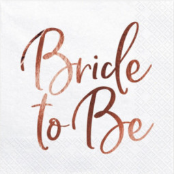 Bride To Be Paper Napkins