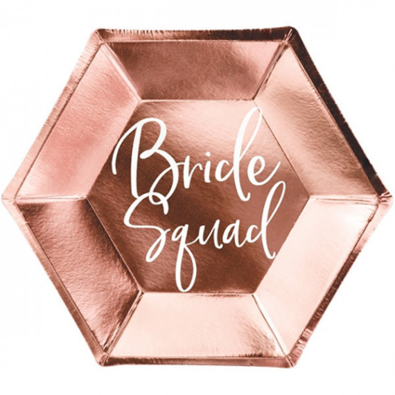 Bride Squad Paper Plates Bride Squad Paper Plates